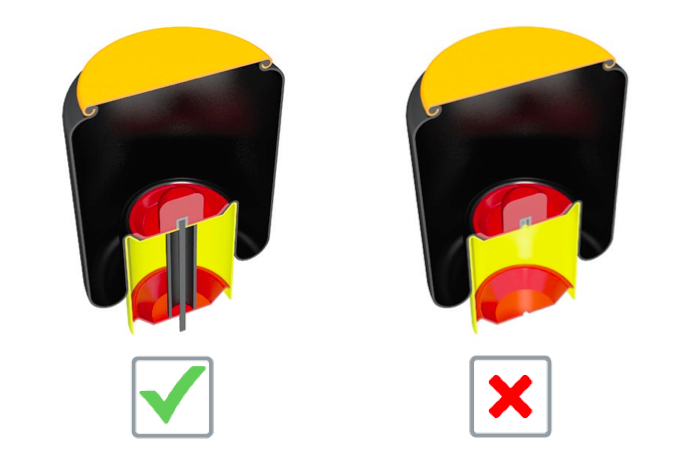 Diagramma comparativo dei componenti dell'airbag