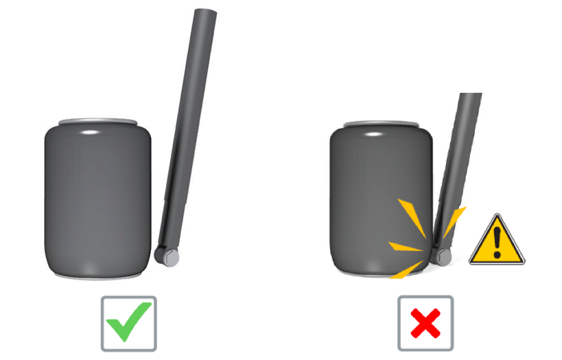 Comparative diagram of contact with other parts